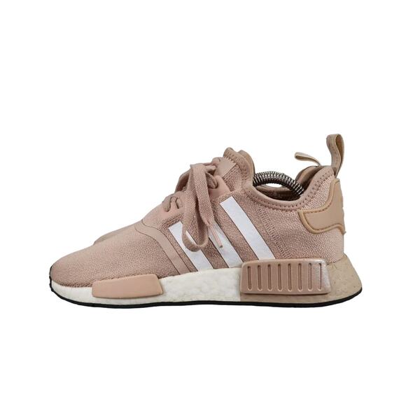Adidas Shoes Womens 8 Sneakers NMD R1 Athletic Trainers Running Boost Ash Pearl - Picture 4 of 12